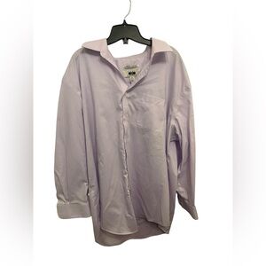 Joseph Abboud Light Purple Classic Fit High Quality Shirt with an Oversized look
